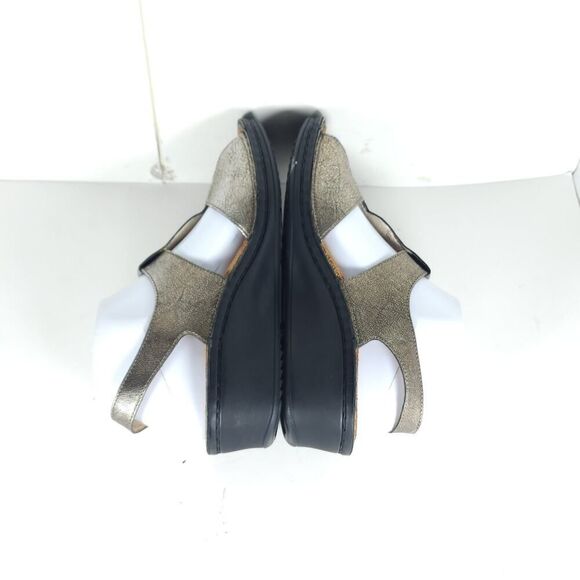 Finn Comfort Women's Adana US7,5D UK4,5 Metallic Leather Slingback Sandals - Picture 11 of 15